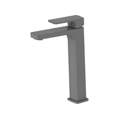 SWEPT TOWER BASIN MIXER GUNMETAL