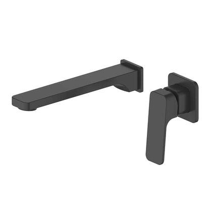 SWEPT WALL BASIN MIXER MATTE BLACK