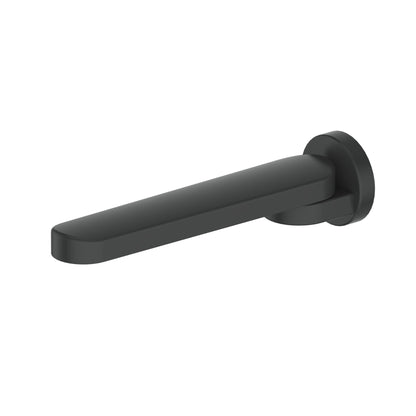 SWIVEL BATH SPOUT - ROUND MATTE BLACK
