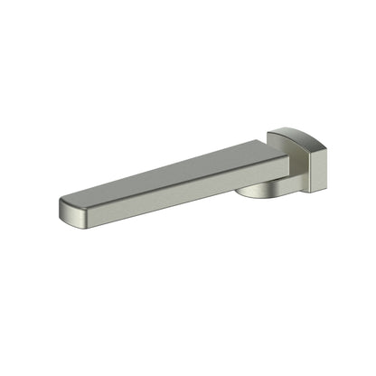 SWIVEL BATH SPOUT - SQUARE BRUSHED NICKEL