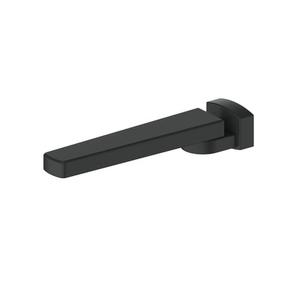 SWIVEL BATH SPOUT - SQUARE MATTE BLACK