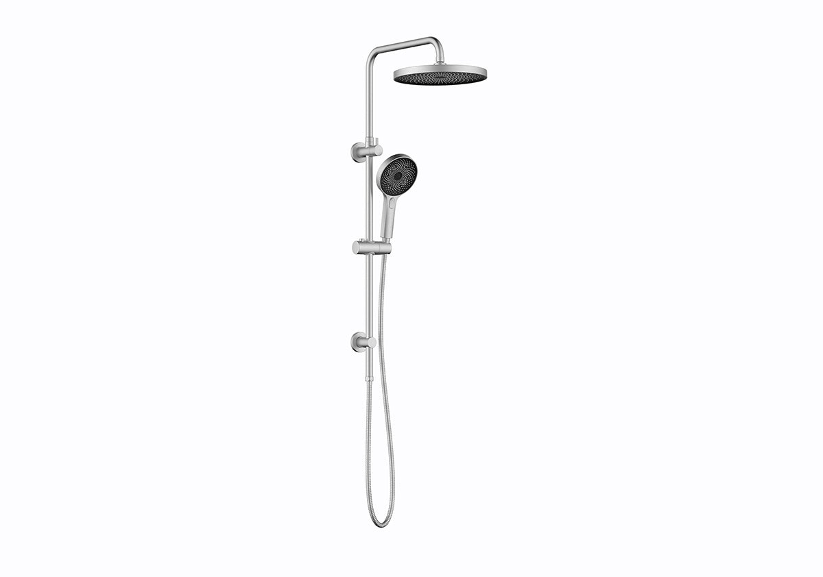 LINKWARE GABE TWIN SHOWER WITH RAIL