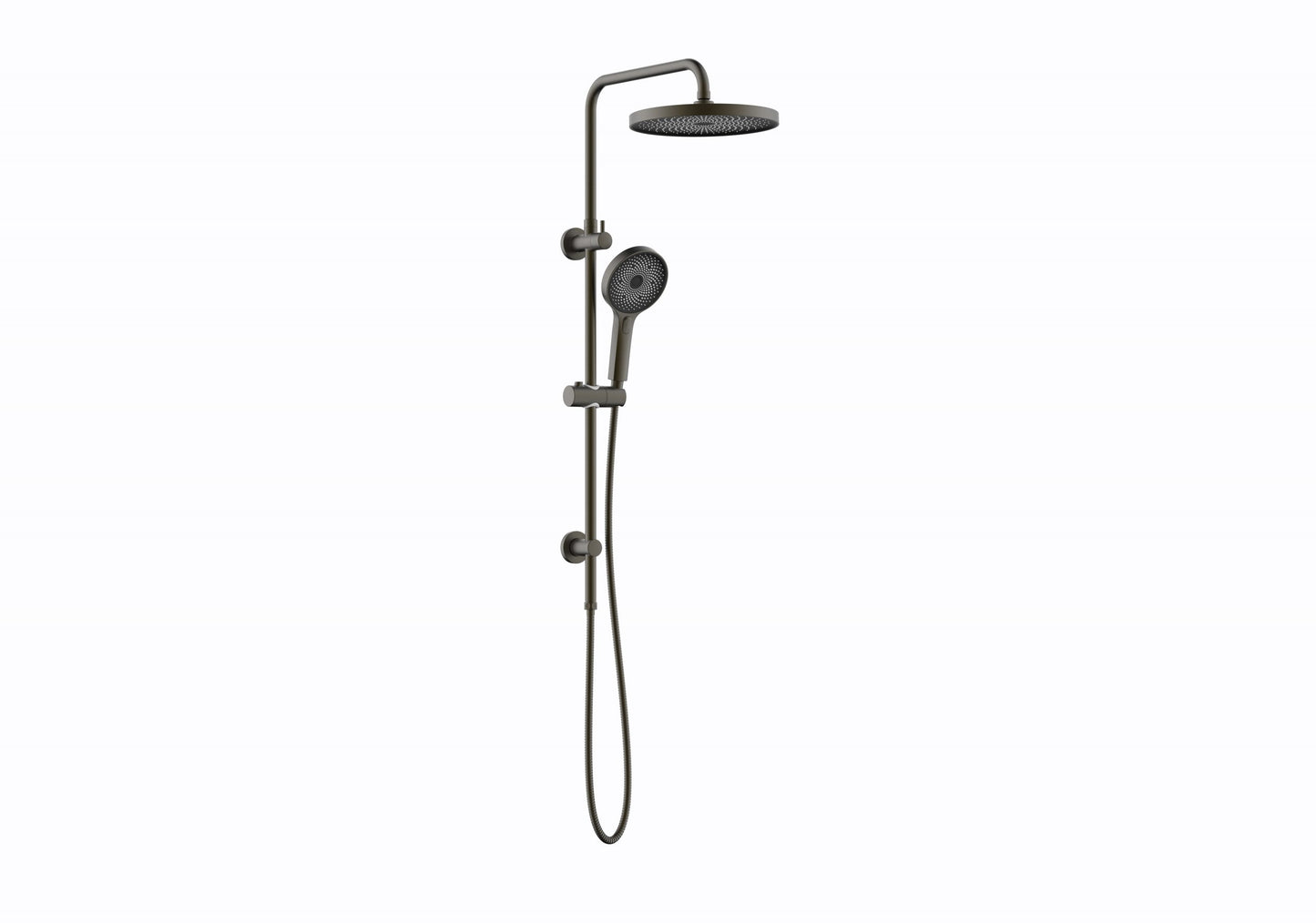 LINKWARE GABE TWIN SHOWER WITH RAIL