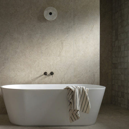 TRAVERTINO STONE IVORY INTERNAL LAPPATO TILE 600×600
