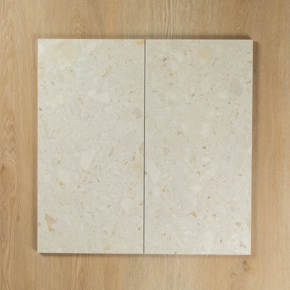 CLASSICO TERRAZZO STONE MARSHMALLOW IN OUT P2 P4 TILE 300X600