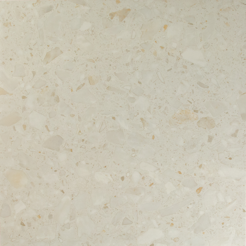 CLASSICO TERRAZZO STONE MARSHMALLOW IN OUT P2 P4 TILE 600X600