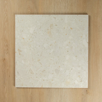CLASSICO TERRAZZO STONE MARSHMALLOW IN OUT P2 P4 TILE 600X600