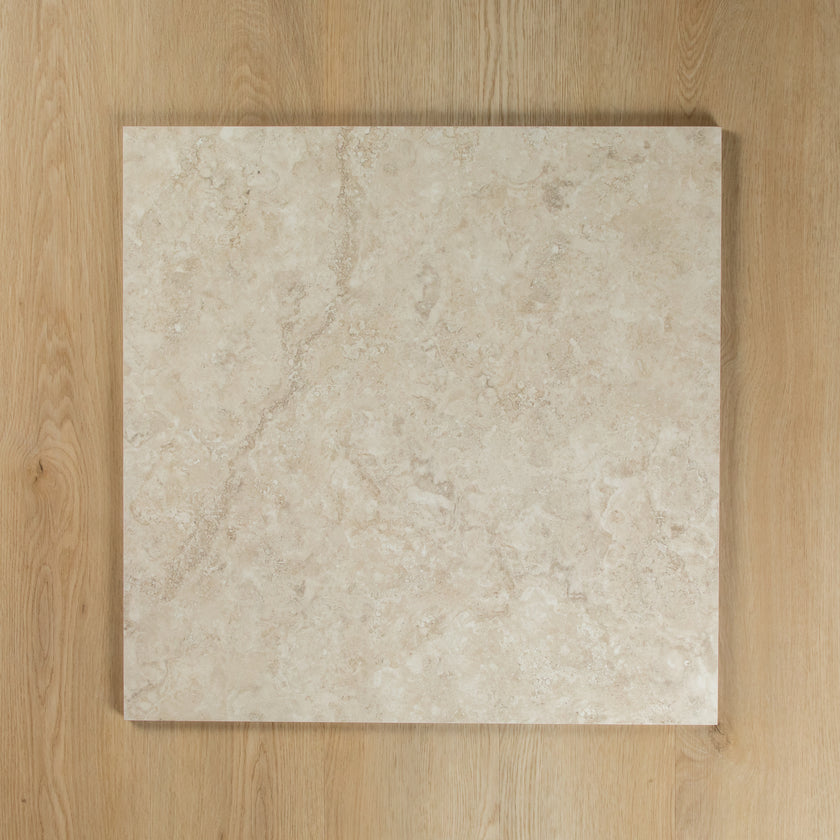 TRAVERTINO STONE IVORY IN OUT P2 P4 TILE 600×600