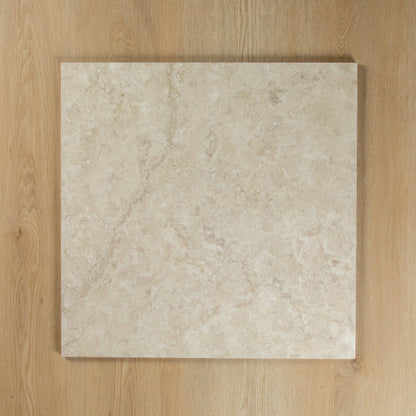 TRAVERTINO STONE IVORY INTERNAL LAPPATO TILE 600×600