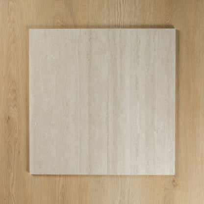 TRAVERTINO CARVING LUCE IN OUT P2 P4 MATTE TILE 600X600