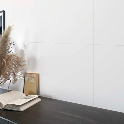 ULTRA WHITE PEARL HONED TILE 600×600