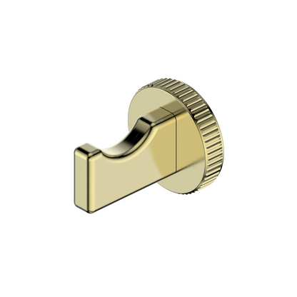 VENZA ROBE HOOK BRUSHED BRASS 2320090