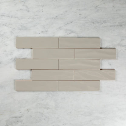 WAVE SUBWAY FAWN GLOSS TILE 75×300