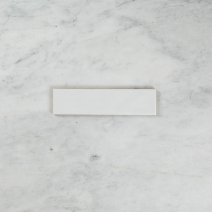 WAVE SUBWAY MATTE WHITE TILE 75×300