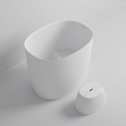 YASU SOAKING BATH MATTE WHITE