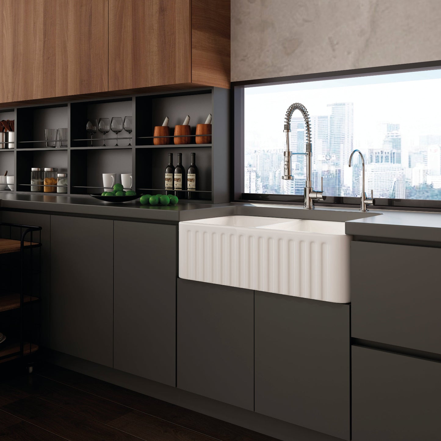 ZENMO BUTLERS SINK 845x455 - FLAT OR FLUTED FRONT SURFACE