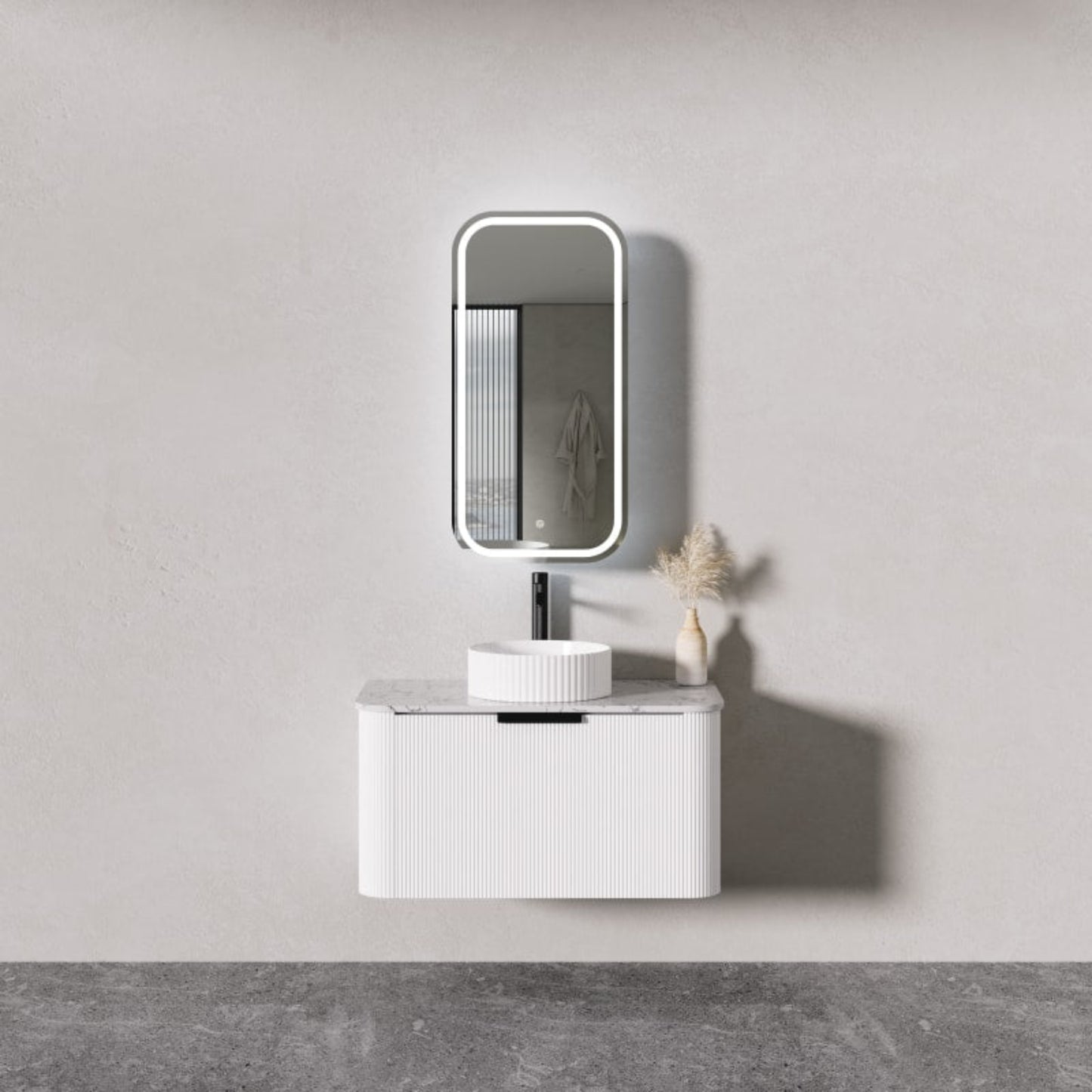 ZENMO PIAZA 900 VANITY w/STONE TOP