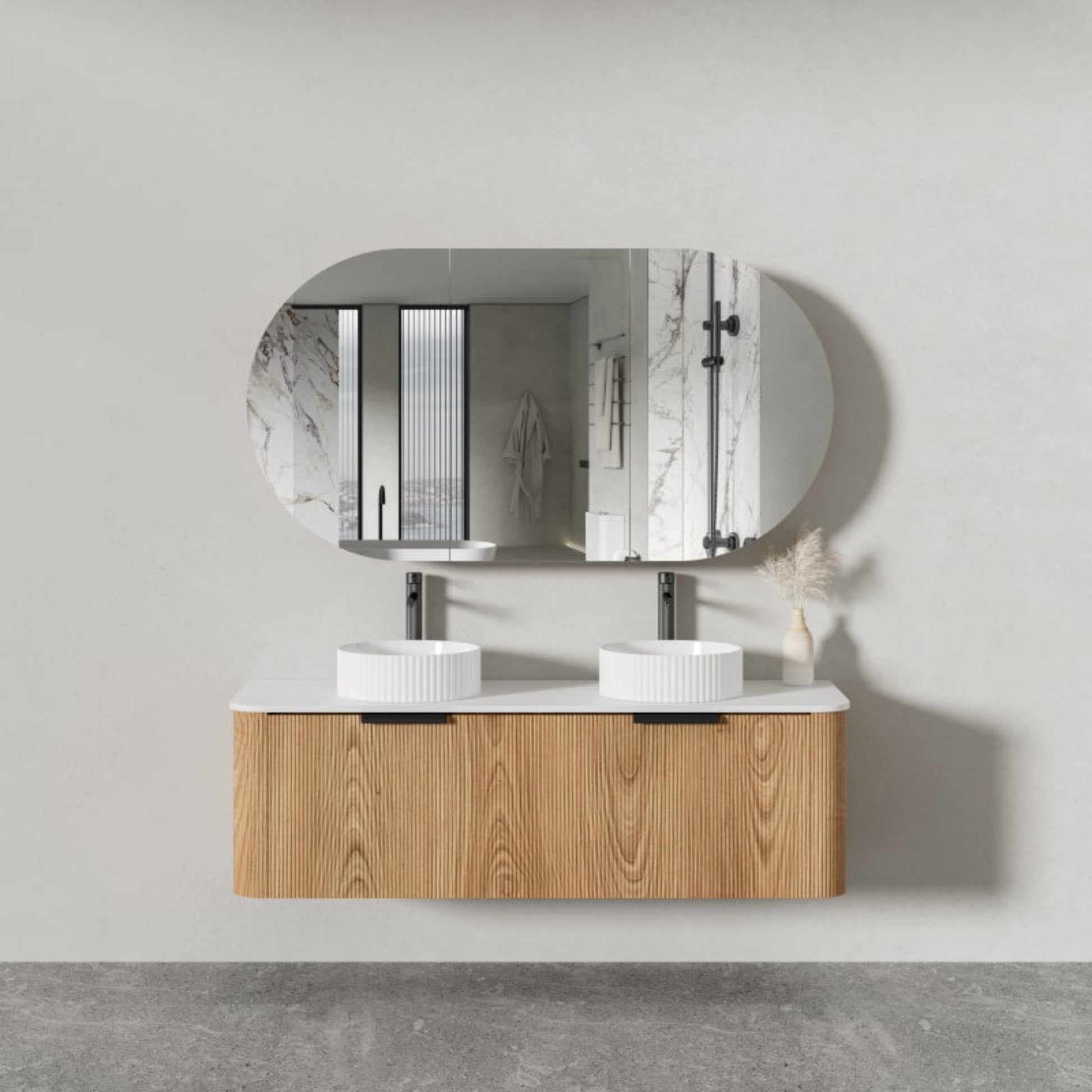 ZENMO STELLA 1500 VANITY w/STONE TOP