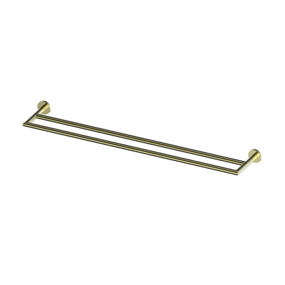 ZOLA DOUBLE TOWEL RAIL BRUASHED BRASS