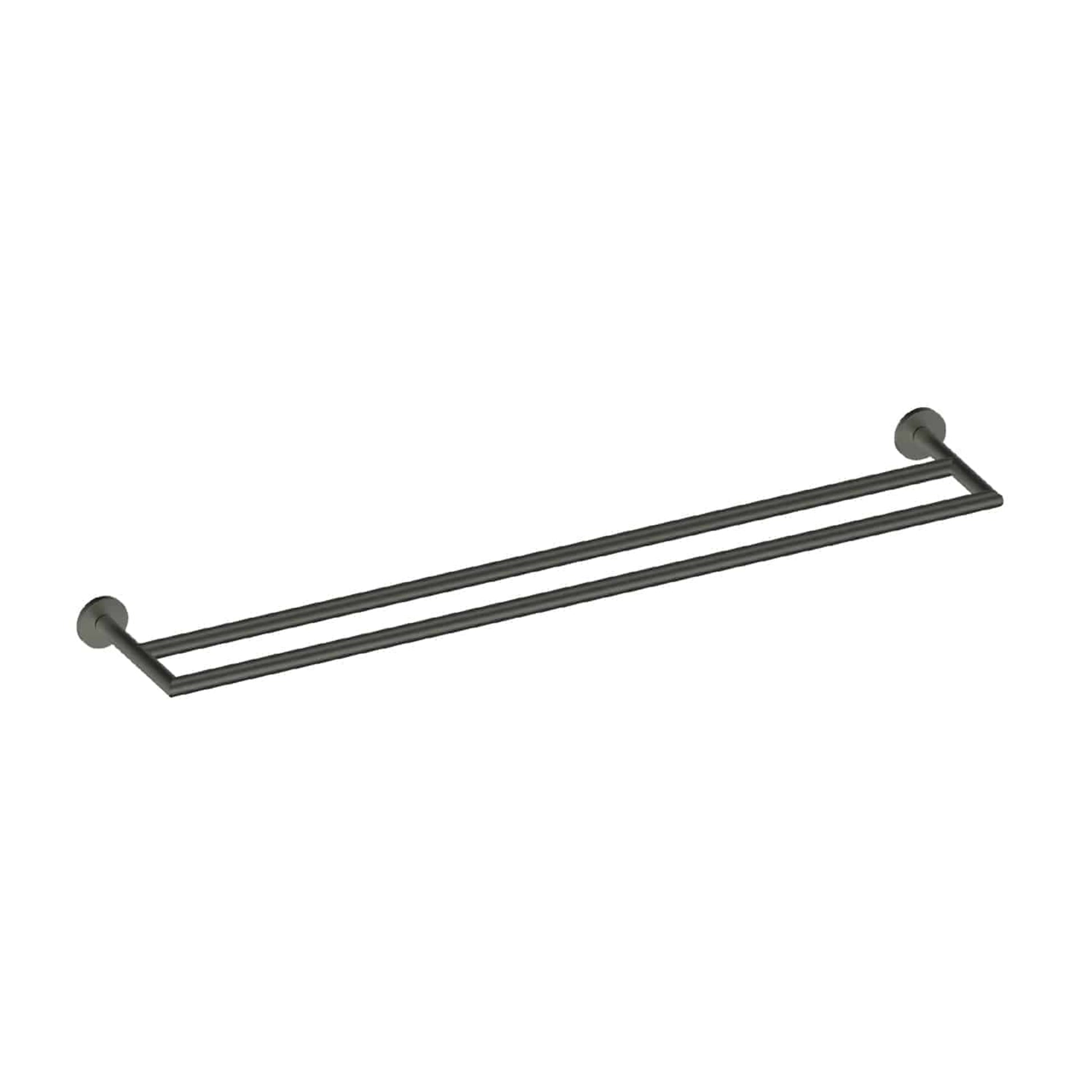ZOLA DOUBLE TOWEL RAIL GUNMETAL