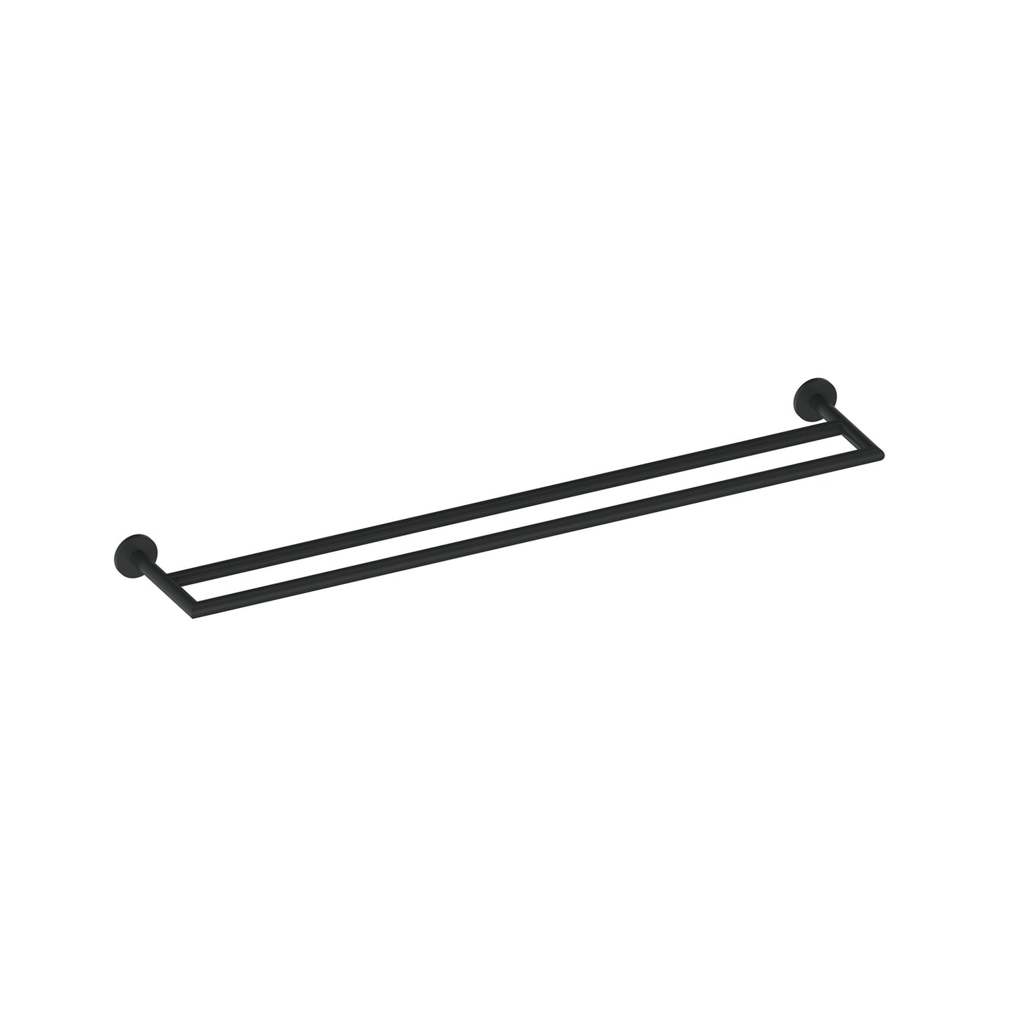 ZOLA DOUBLE TOWEL RAIL MATTE BLACK