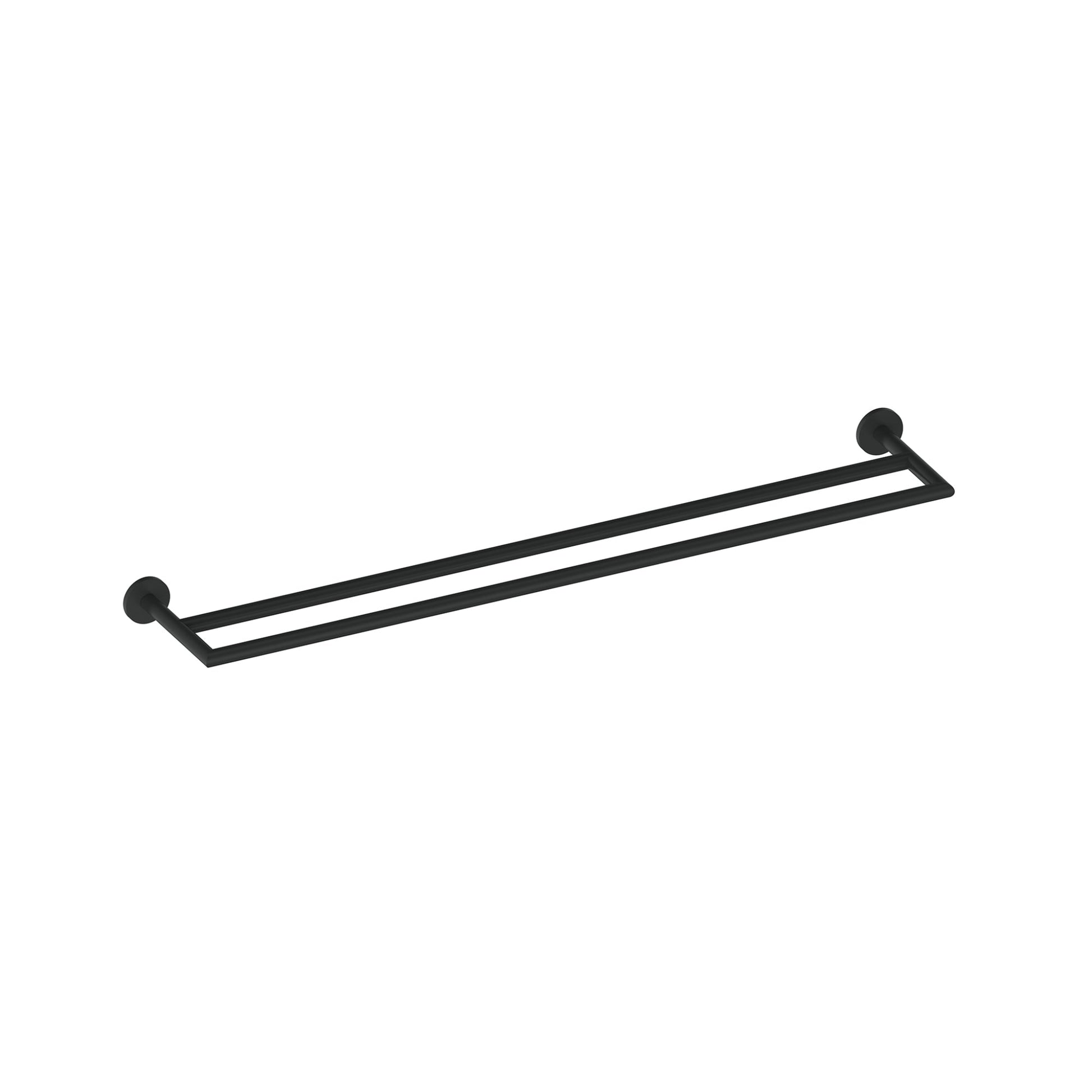 ZOLA DOUBLE TOWEL RAIL MATTE BLACK