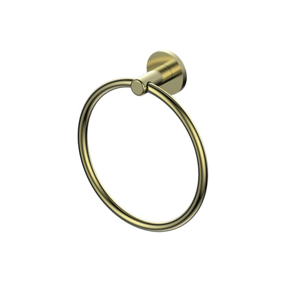 ZOLA TOWEL RING BRUSHED BRASS