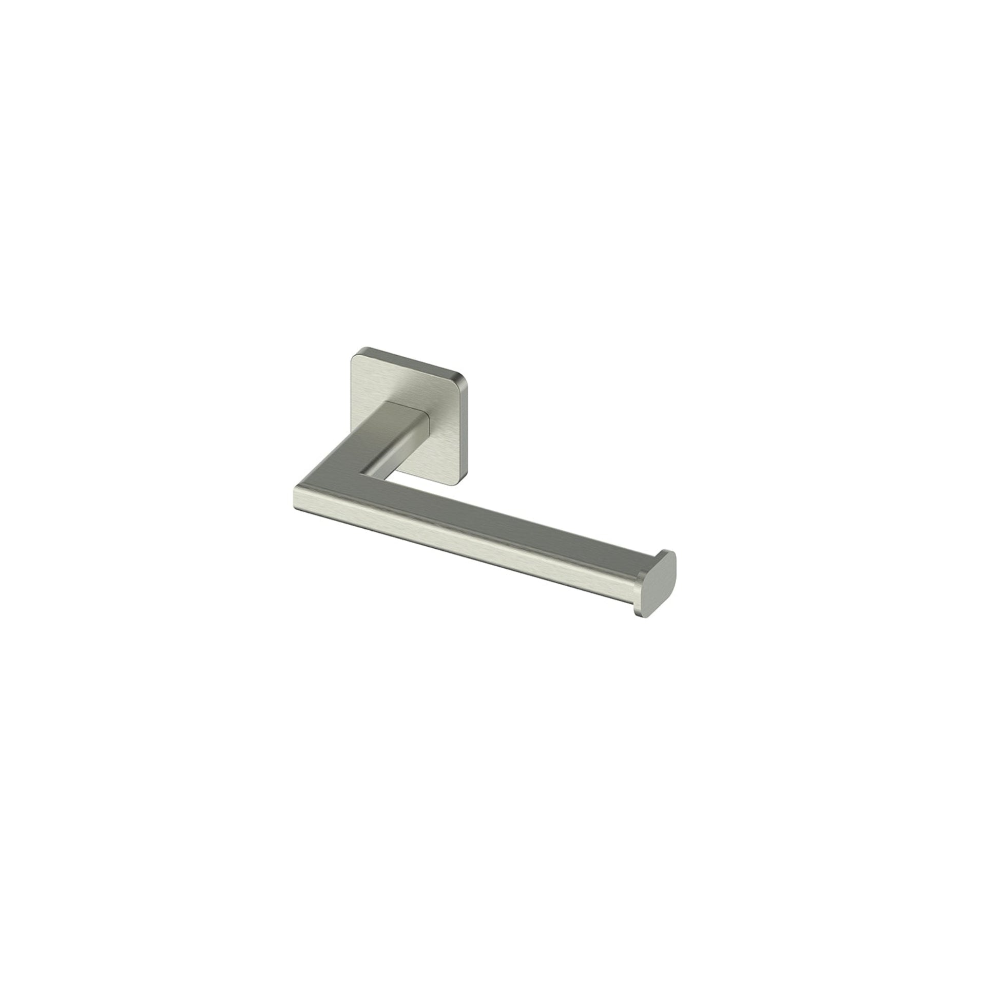 ZURI TOILET ROLL HOLDER BRUSHED NICKEL