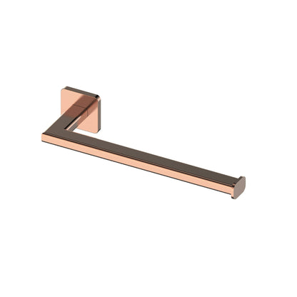 ZURI TOWEL HOLDER BRUSHED COPPER