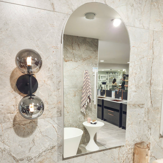 NEO ARCH MIRROR CABINETS - 2 COLOURS