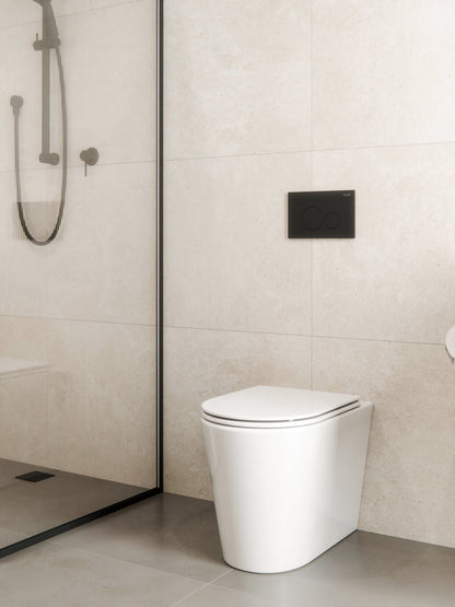CODE PURE TYPHOON INWALL TOILET SUITE | MATTE BLACK BUTTON