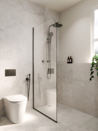 CODE PURE TYPHOON INWALL TOILET SUITE | GUNMETAL BUTTON