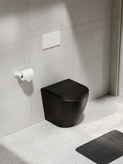 CODE FLOW TYPHOON INWALL TOILET SUITE | MATTE WHITE BUTTON