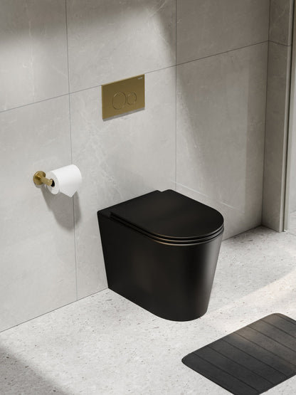 CODE PURE TYPHOON INWALL TOILET SUITE | BRUSHED BRASS BUTTON