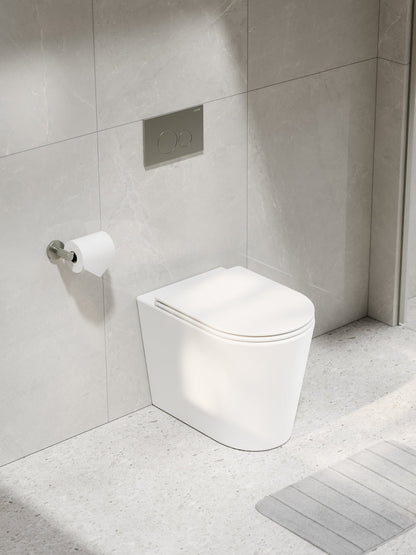 CODE PURE TYPHOON INWALL TOILET SUITE | BRUSHED NICKEL BUTTON