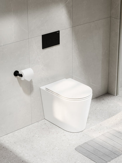 CODE PURE TYPHOON INWALL TOILET SUITE | MATTE BLACK BUTTON